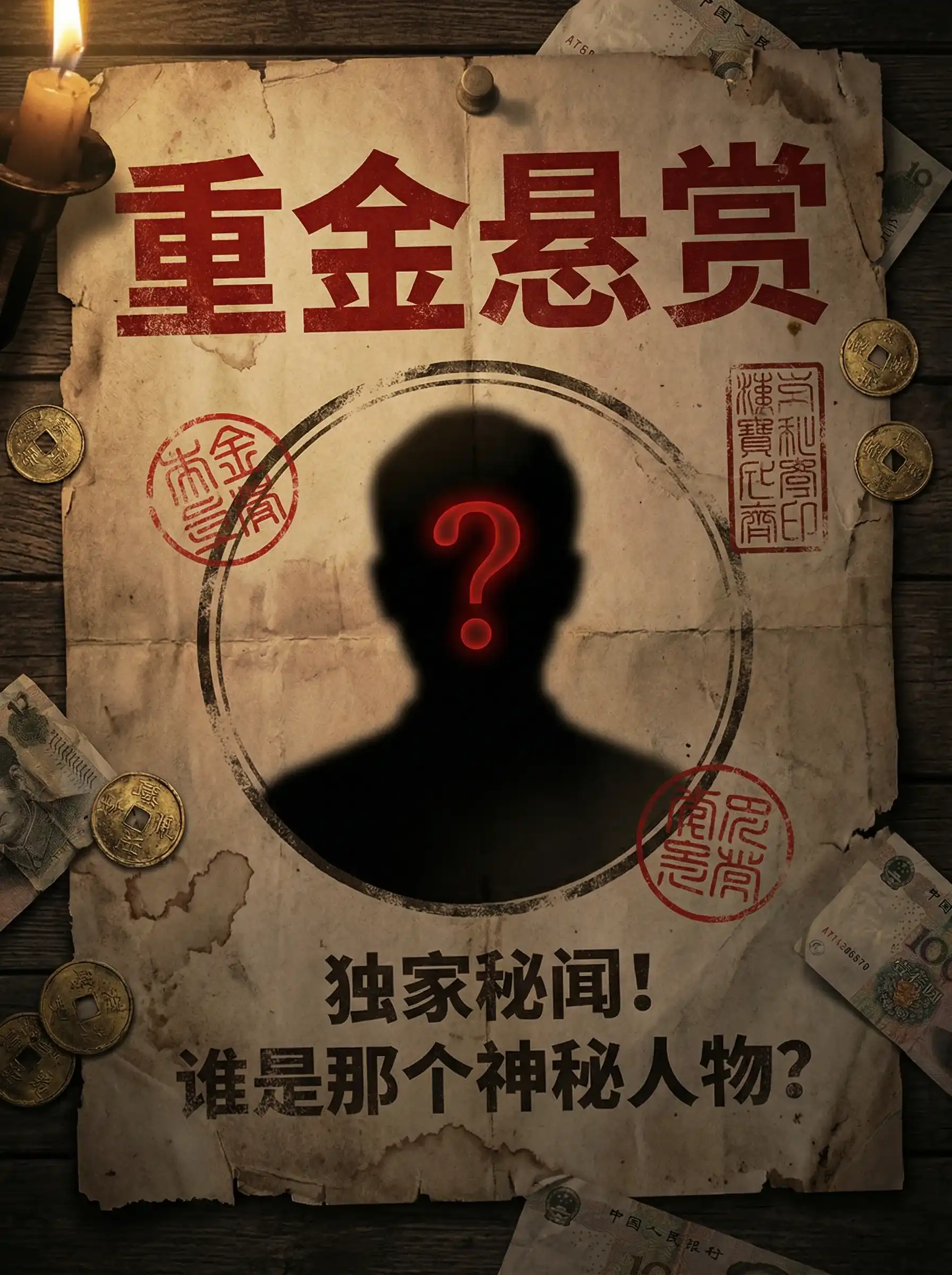 重口 - 重金悬赏线索征集令